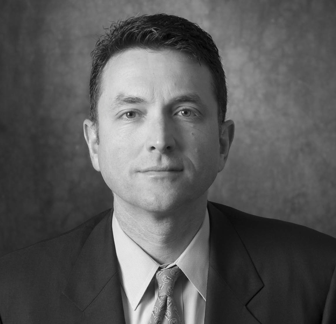 Karl Zachar black and white headshot