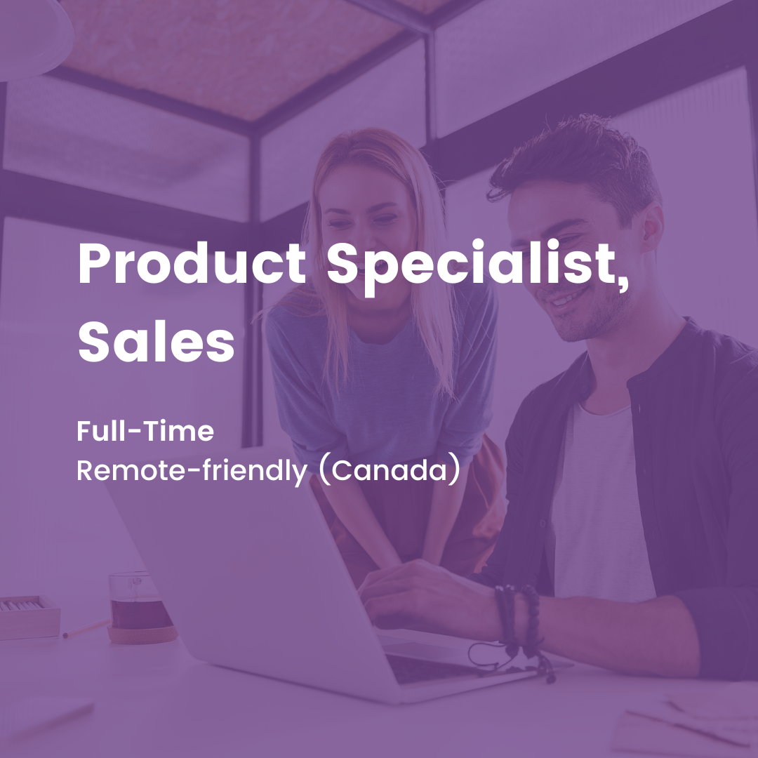 product specialist, sales job ad