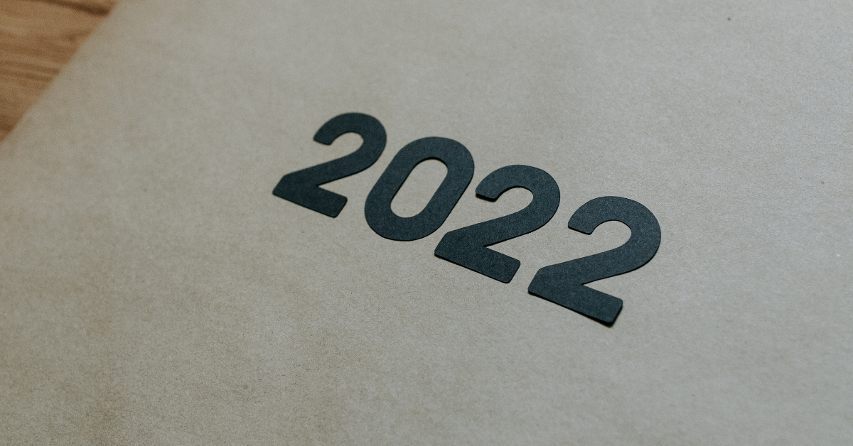 2022 cut out of paper